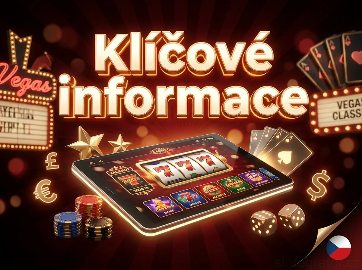 Klíčové informace